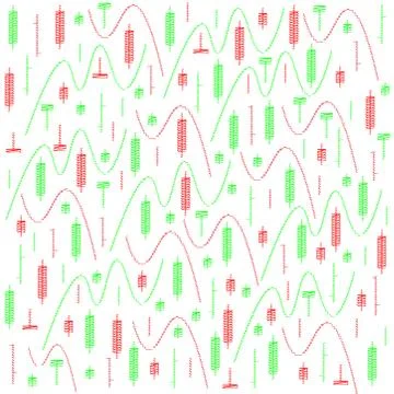 Scribble Chart Illustrazione stock