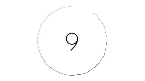 Scribble countdown counter Video stock 55314228