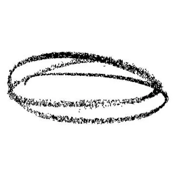 Scribble crayon, simple vector hand draw sketch doodle Illustrazione stock