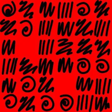 Scribble doodle art Stock Illustration