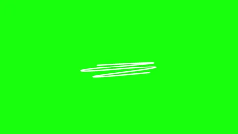 Scribble doodle underline emphasis line shape. Array of lines doodle Stock Footage 283096053