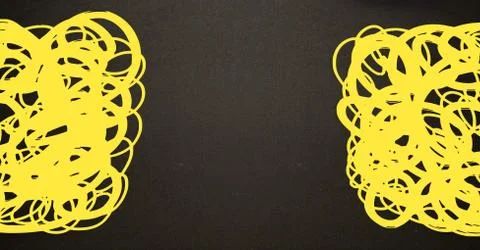 Scribble doodles Illustrazione stock