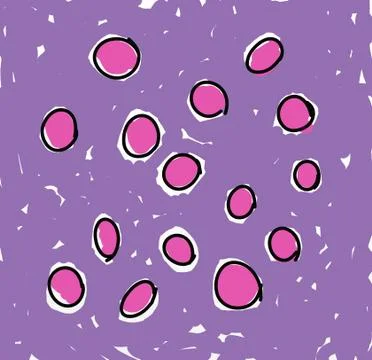Scribble dots Stock Illustration
