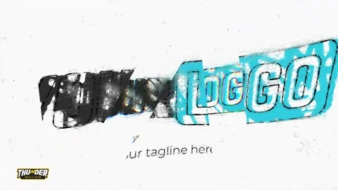 Scribble Glitch Intro Catálogo de After Effects