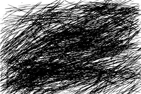 Scribble grunge texture. Square abstract background design. Line vector drawing. Stock Illustration