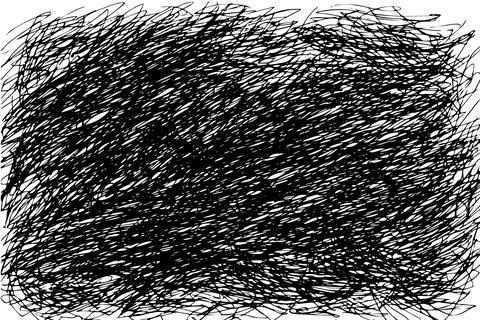 Scribble grunge texture. Square abstract background design. Line vector drawing. Stock Illustration