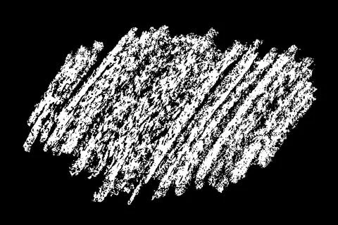 Scribble hand drawn in chalk on black background. イラスト素材