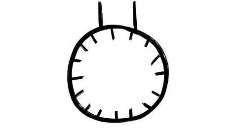Scribble hand drawn outline of medal made in black color on white background Video stock 276391572