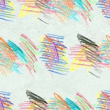 Scribble hand drawn pattern Illustrazione stock