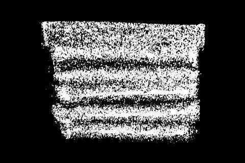 Scribble hand drawn stain in chalk. Stock Illustration