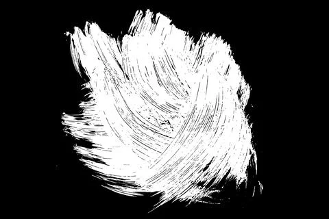 Scribble hand drawn stain in chalk. Stock Illustration