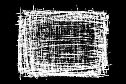 Scribble hand drawn stain in chalk. 스톡 일러스트