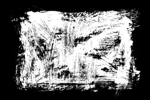 Scribble hand drawn stain in chalk. 스톡 일러스트