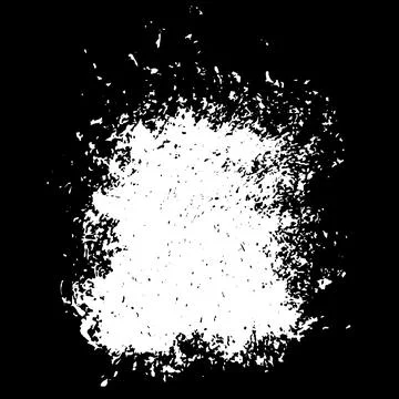 Scribble hand drawn stain in chalk. Stock Illustration