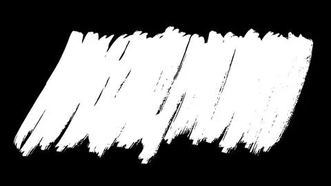 Scribble hand drawn stain in chalk. Illustrazione stock