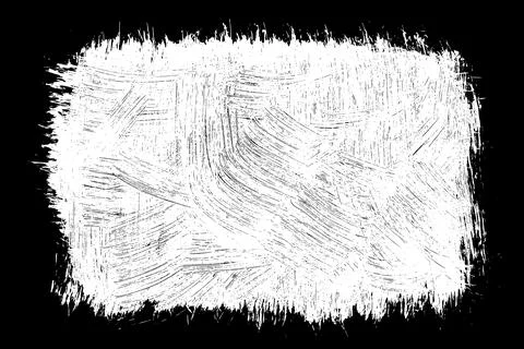 Scribble hand drawn stain in chalk. Stock Illustration