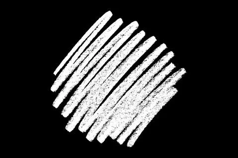 Scribble hand drawn stain in chalk. 스톡 일러스트