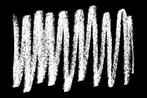 Scribble hand drawn stain in chalk. 스톡 일러스트