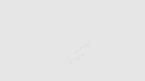 Scribble Hand Drawn Twisting Motion Element Stock Footage 319889533