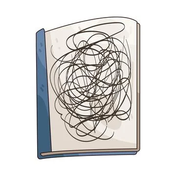 Scribble illustration Stock Illustration