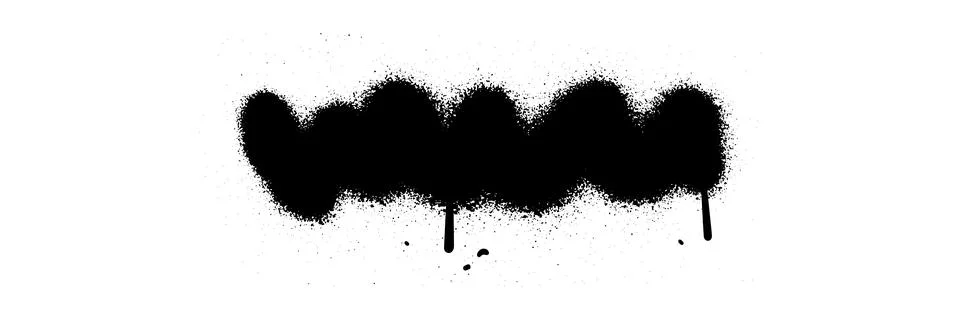 Scribble line graffiti doodle stroke. Sprayed squiggle line and strikethrough 库存插图