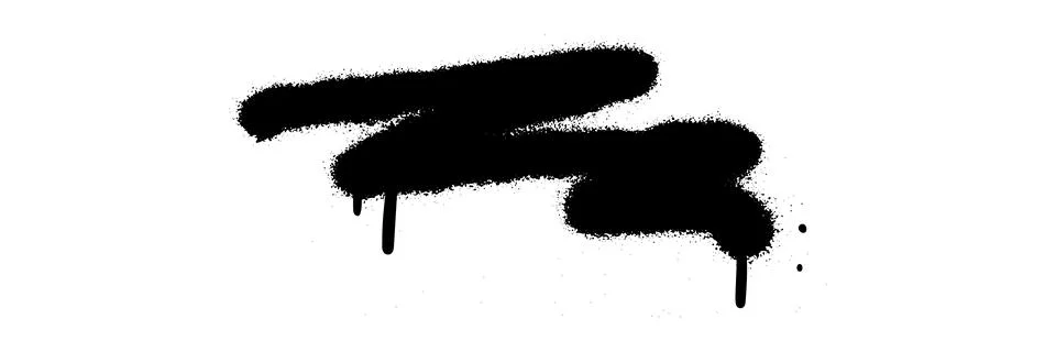 Scribble line graffiti doodle stroke. Sprayed squiggle line and strikethrough 库存插图
