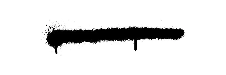Scribble line graffiti doodle stroke. Sprayed squiggle line and strikethrough 库存插图