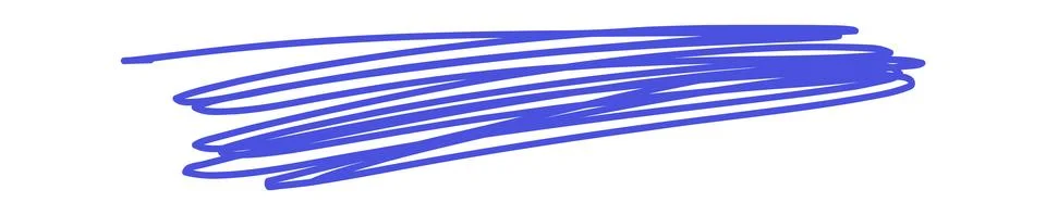 Scribble line. Hand Drawn lines in Pencil. Charcoal smears. Vector logo design Stock Illustration