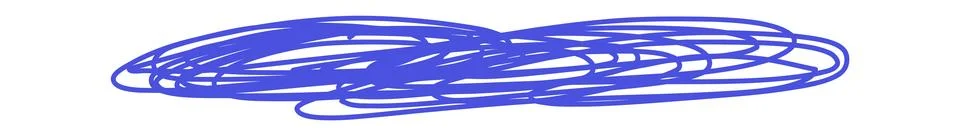 Scribble line. Hand Drawn lines in Pencil. Charcoal smears. Vector logo design Stock Illustration