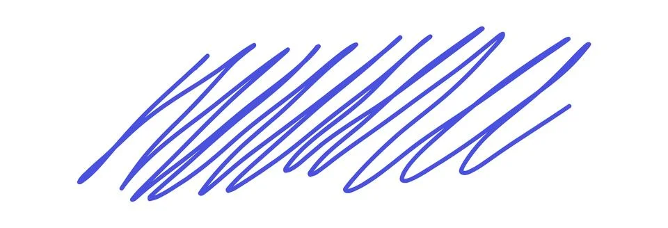 Scribble line. Hand Drawn lines in Pencil. Charcoal smears. Vector logo design Stockillustratie