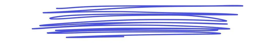 Scribble line. Hand Drawn lines in Pencil. Charcoal smears. Vector logo design Stock Illustration