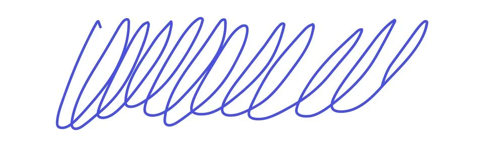 Scribble line. Hand Drawn lines in Pencil. Charcoal smears. Vector logo design Illustrazione stock