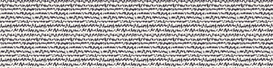 Scribble Line Stripe Banner. Rough Striped Texture Border Background. Ecru Stock Illustration
