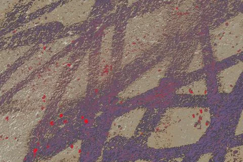 Scribble Mark. Light Distress Texture. Hand Drawn Doodles. Graphic Art Wall. Stock Photos