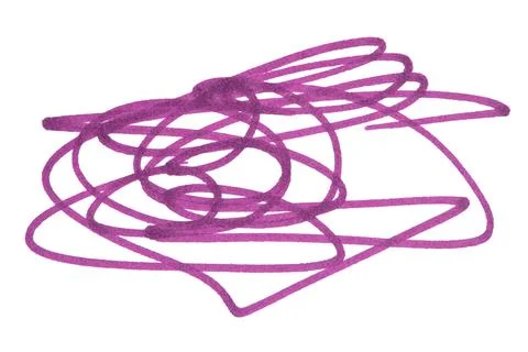 Scribble Marker Elements. hand drawn lines. Doodle design. Scribble with a .. Stock Photos