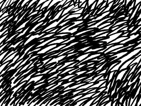 Scribble mesh net ink texture background. Vintage black and white illustration Stock Illustration