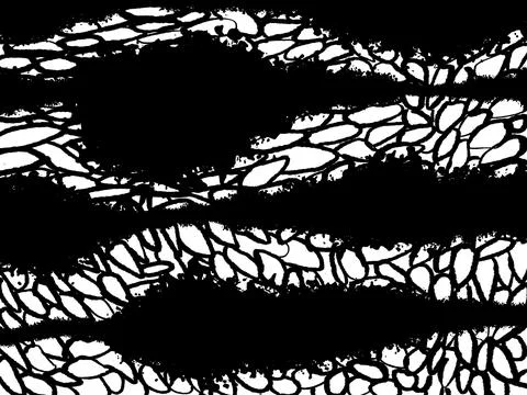 Scribble mesh net ink texture background. Vintage black and white illustration Stock Illustration