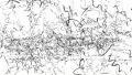 Scribble painted ink (stop motion) HD Footage