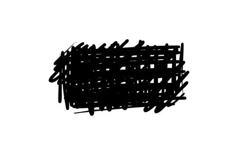 Scribble pen strokes. Doodle pencil scratch. Vector freehand shapes. Stockillustratie