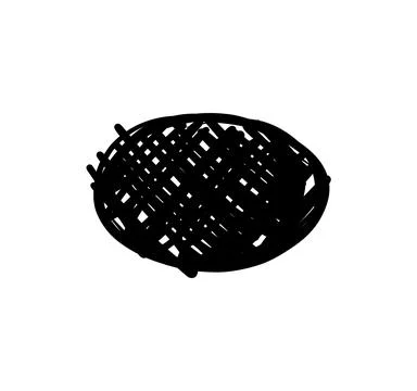 Scribble pen strokes. Doodle pencil scratch. Vector freehand shapes. Stock Illustration