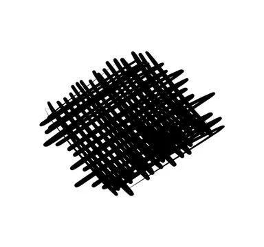 Scribble pen strokes. Doodle pencil scratch. Vector freehand shapes. Stock Illustration