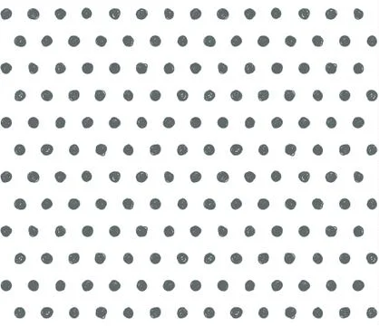 Scribble polka dot background. Stock Illustration