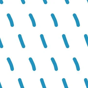 Scribble rain seamless pattern. Blue lines sprinkles background. Simple confetti Stock Illustration