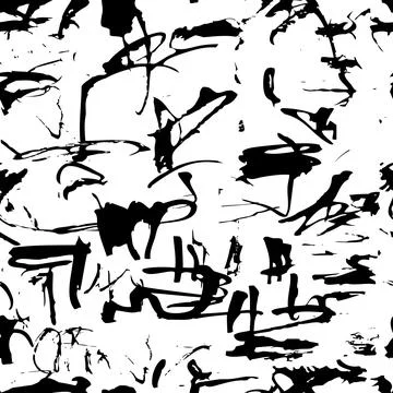 Scribble, scrawl, hieroglyphics, ideography Stock Illustration