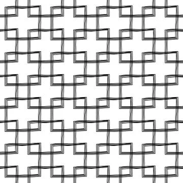 Scribble seamless pattern design - hand drawn hipster texture Illustrazione stock