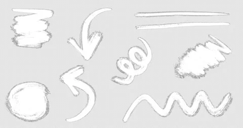 Scribble shapes 스톡 동영상 286220058