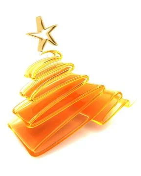 Scribble sketch Christmas tree concept Stock Illustration