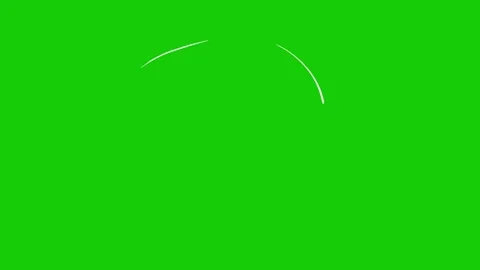Scribble symbols pack on green screen background. Stock Footage 303326975