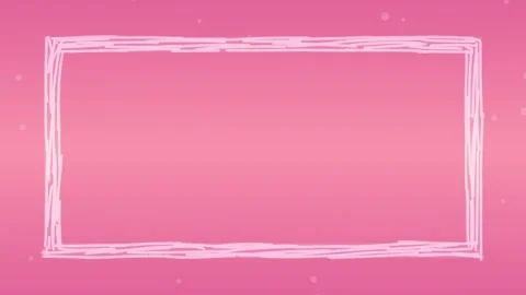 Scribble texture rectangular border, bright pink gradient animation backgro.. Video stock 322143252