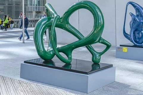 Scribbleform sculpture Stock Photos
